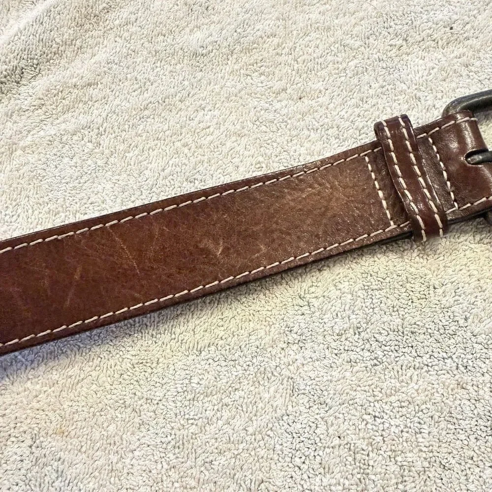 Banana Republic Brown Leather Men’s Belt Sz 38 42